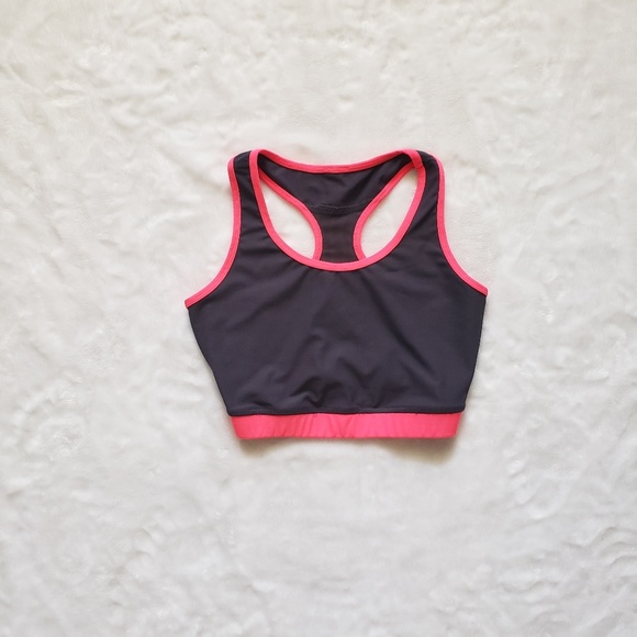 Hot Pink and Grey Sports Bra like NEW!! - Picture 1 of 3